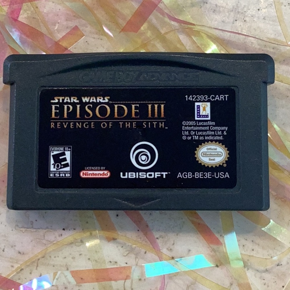 Star Wars Episode III Revenge Of The Sith Gameboy Advance Game GBA Authentic